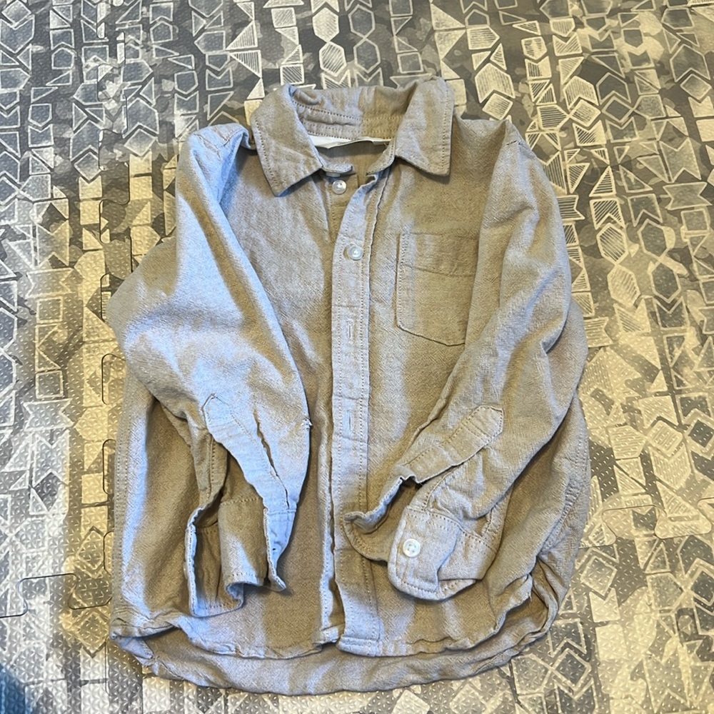 Toddler boy button up